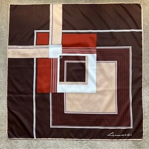 Leonardi Geometric Design Scarf